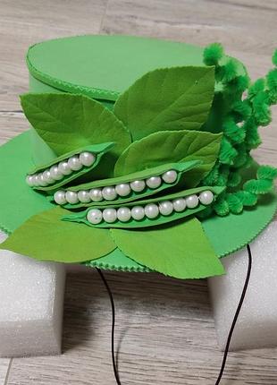 Карнавальный шляпка горошек фасоль обруч