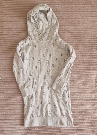 Дитяча тепла сукня туніка. детское теплое платье туника