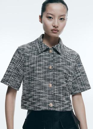 Кардиган из структурированного трикотажа