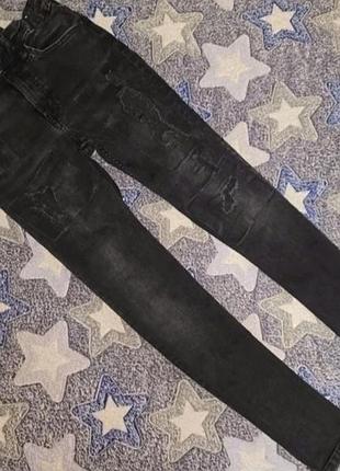 Denim крутые джинсы(стрейч) 10-11 лет