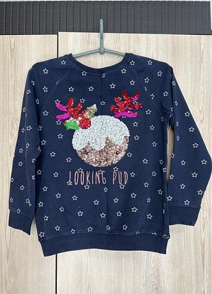 Светр світер для дівчинки новорічний