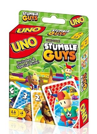 Uno stumble guys - настольная карточная игра, уно карты игральные 108 карт