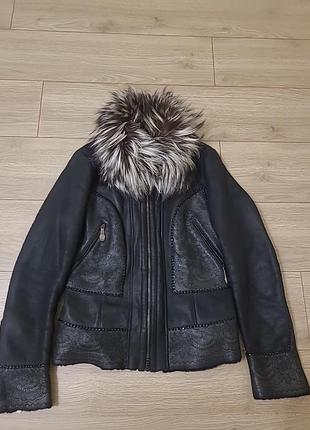 Шикарная дубленка baldinini, италия