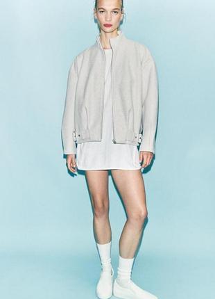 Женская куртка бомпер zara