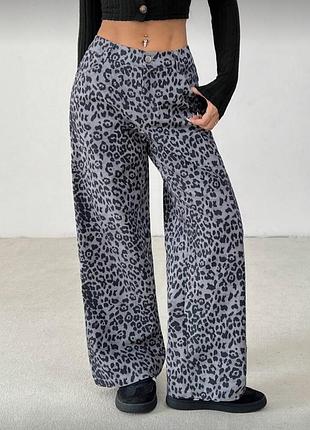 Леопардові штани від shein
