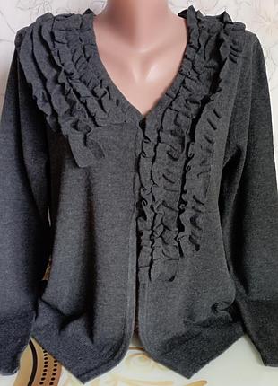Кардиган, кофта женская шерстяная pierre cardin