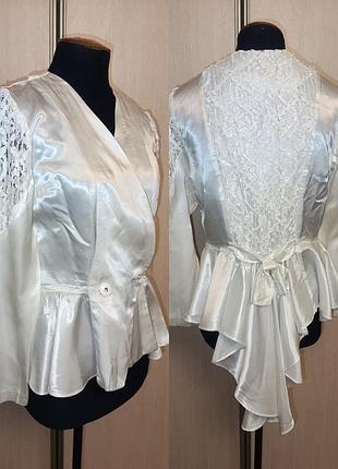 Винтажная блуза с хвостом . 1980 годы