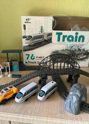 Іграшка залізна дорога потяг залізниця
