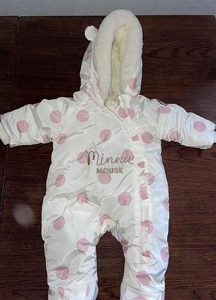 Комбінезон дитячий minnie mouse від disney baby розмір 62(0-3місяці)