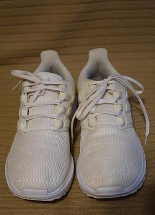Легкі білі бігові текстильні кросівки White adidas ultimashow 40 р. (26 см.)