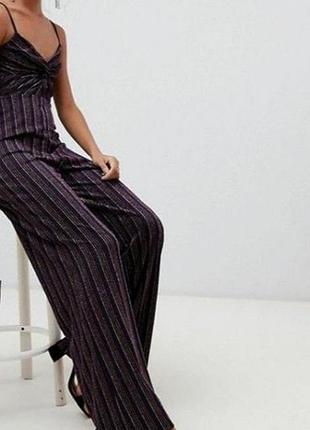 Новый красивый нарядный брючный комбинезон палаццо,  50-52 размер, new look.