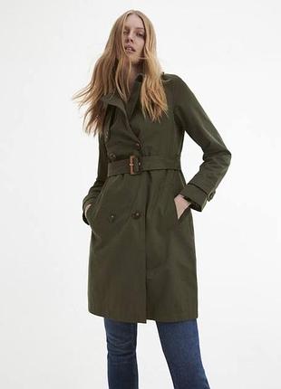 Тренч жіночий reserved 1575n-81x 38 хакі (5904684604712)