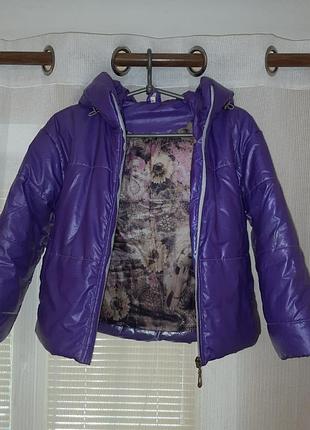 Тепла куртка на дівчинку підлітка