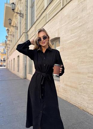 Женское платье из вельвета