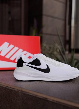 Кроссовки nike tanjun white black 4