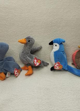 Игрушка птичка пташка винтажная бренд ty