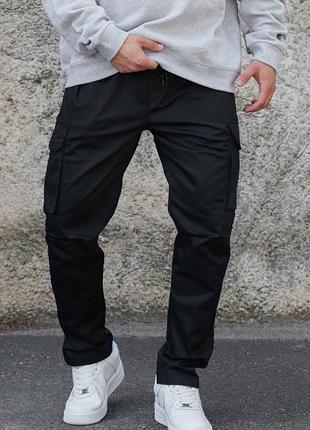 Мужские трикотажные брюки карго without fenix black