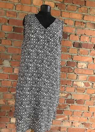 Сукня жіноча & платье street one с графическим принтом черного цвета