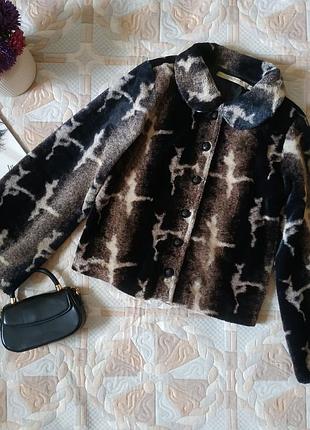 Стильная шубка курточка деми из эко меха