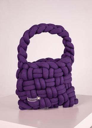 Сумка із трикотажного шнура