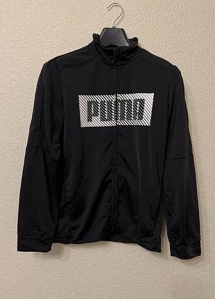 Чорна спортивна кофта для хлопчика/дівчинки puma ріст 164 см