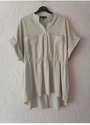 Удлинённая блуза, рубашка 48-50-52р.