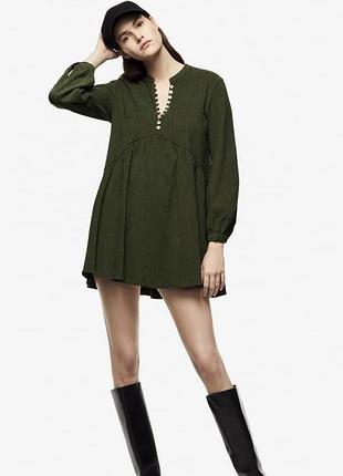 Неймовірної краси вельветова сукня від zara