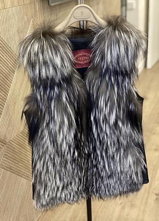 Жилетка із натурального хутра