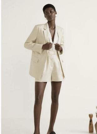 Піджак жакет льон mango xs-s