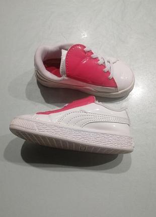 Кроссовки для девочки puma лаковая кожа