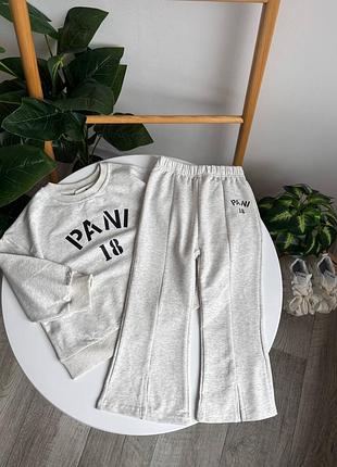 Костюм 119, р.130, серый