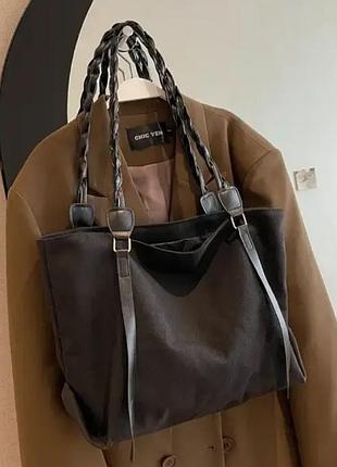 Женская сумка norden черная текстиль