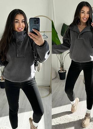 Теплый женский батник