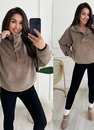 Теплый женский батник