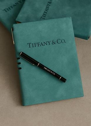 Шкіряний блокнот tiffany & co