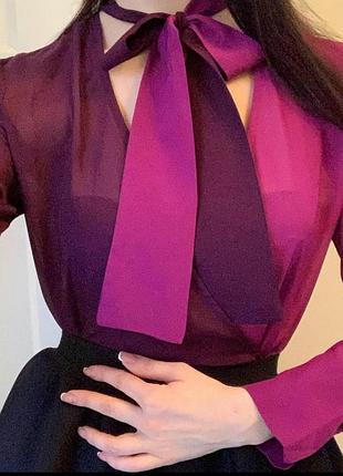 Блуза з бантом розпродаж