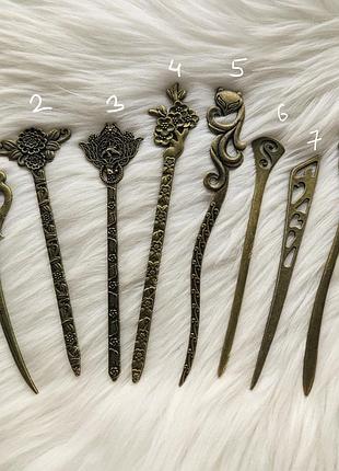 Винтажная заколка для волос, восточная