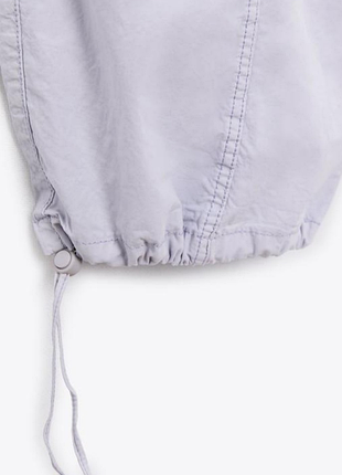 Брюки парашюты,брюки, спортивные, zara, женские. 7