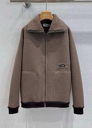 Куртка на блискавці тедді