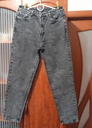 Графитовый плотные джинсы