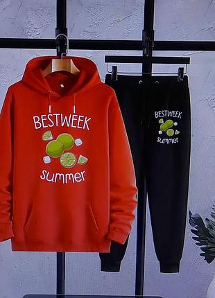 Ого-го какой размерчик тёплый спортивный костюм с начёсом, мужской комплект худи и джоггеры батал 5xl