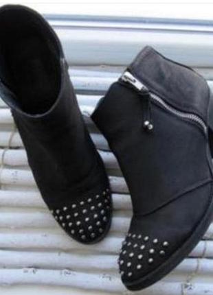 Чоботи осінні весняні італія 27см шкіра