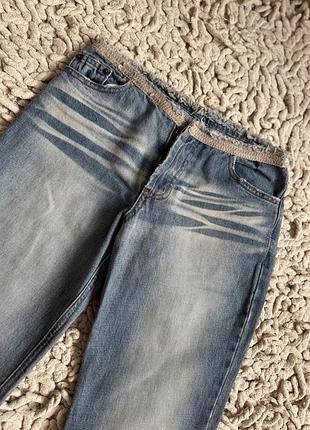Жіночі джинси s, денім з необробленим краєм пояса
