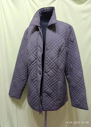 Куртка демизезонная серого цвета. новая