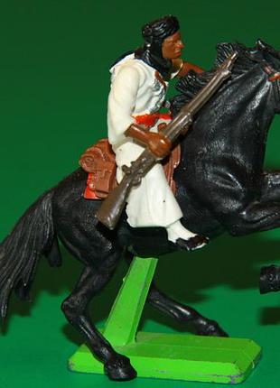 Араб с карабином на коне indеец britains deetail 54мм Англия