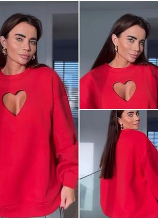 Стильный свитшот большой размер 60-64