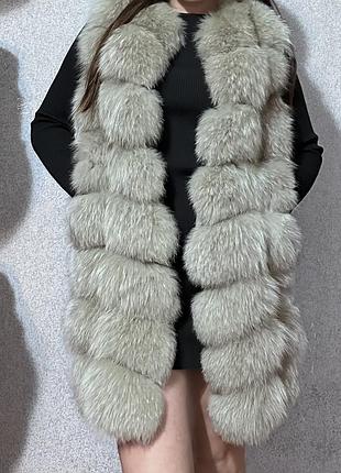 Шуба трансформер песець