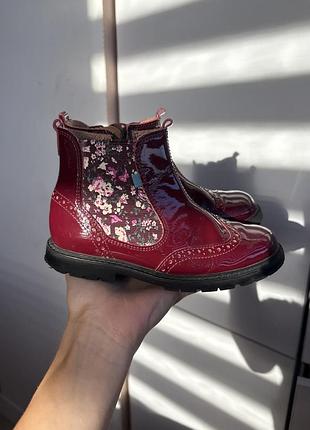 Черевики челсі лакові для дівчаток шкіра 29