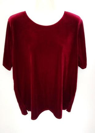 Блуза велюр.
винний колір.