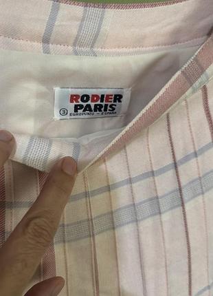 Вінтажна рожева спідниця rodier